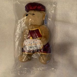 Nova Plush Season Greetings Chef bear